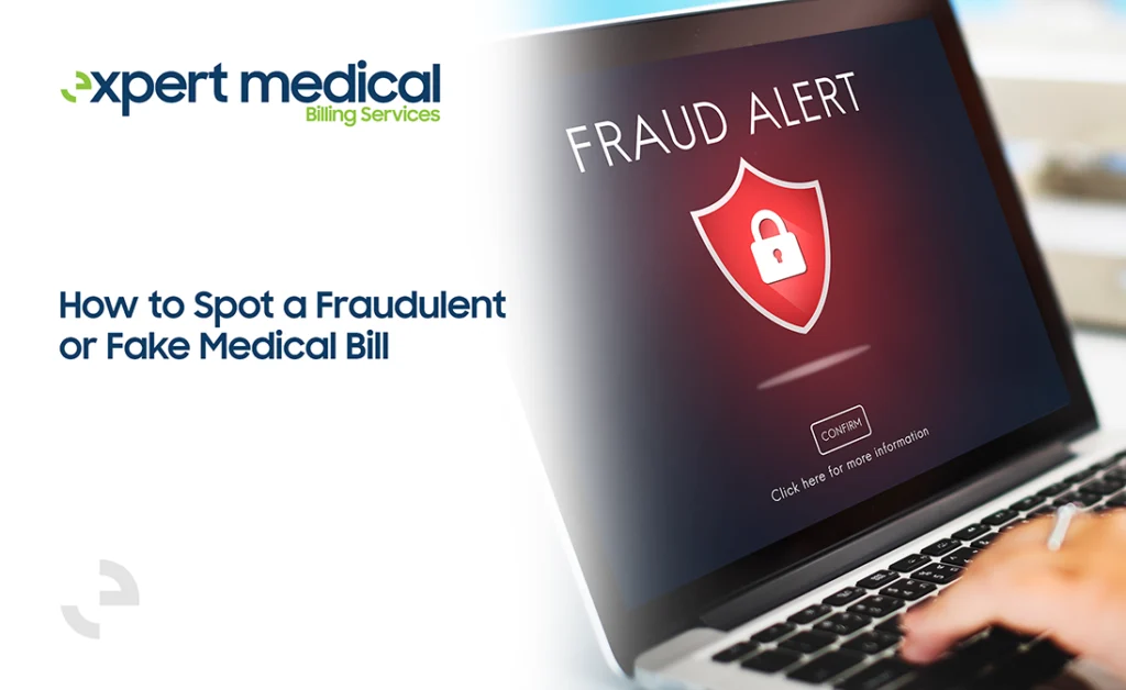 how to spot a fraudulent or a fake medical bill