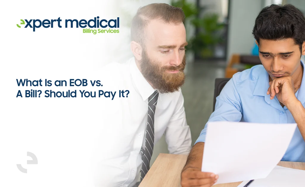 what is an EOB vs. a bill? should you pay it?