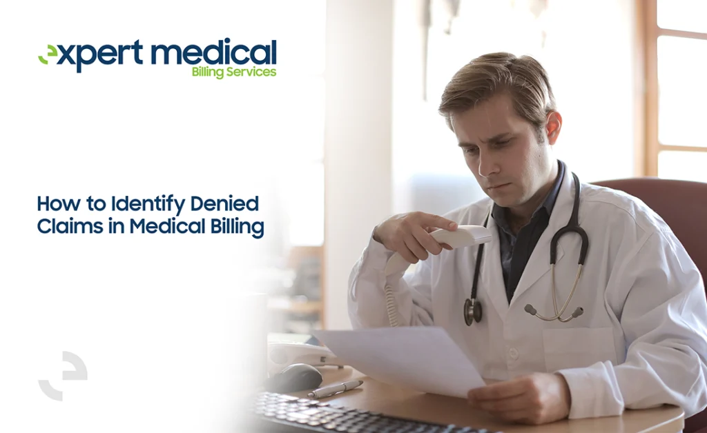how to identify denied claims in medical billing